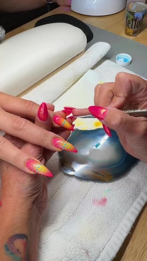 Gel art detail from Instagram